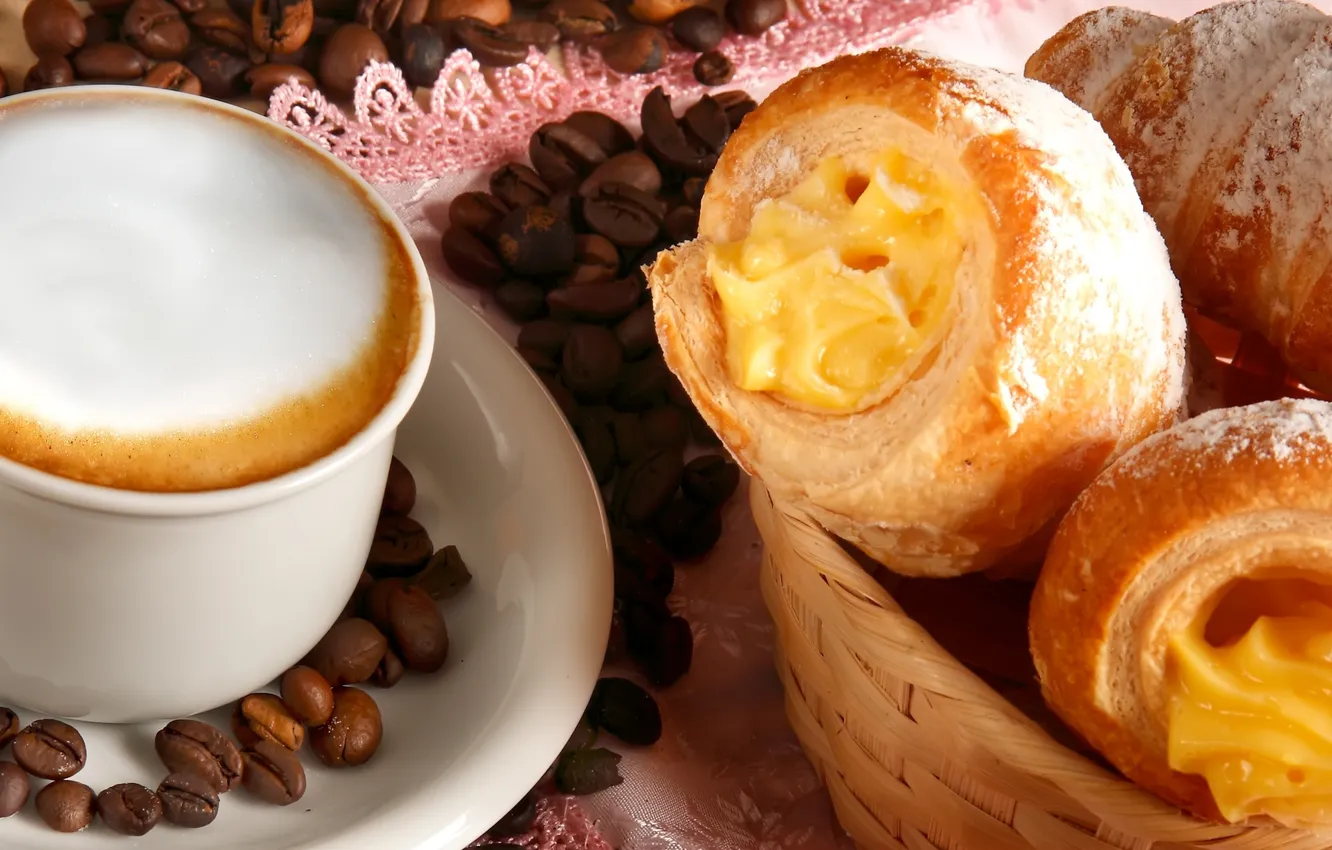 Фото обои кофе, крем, кофейные зерна, tubes, аромат, пенка, трубочки, coffee