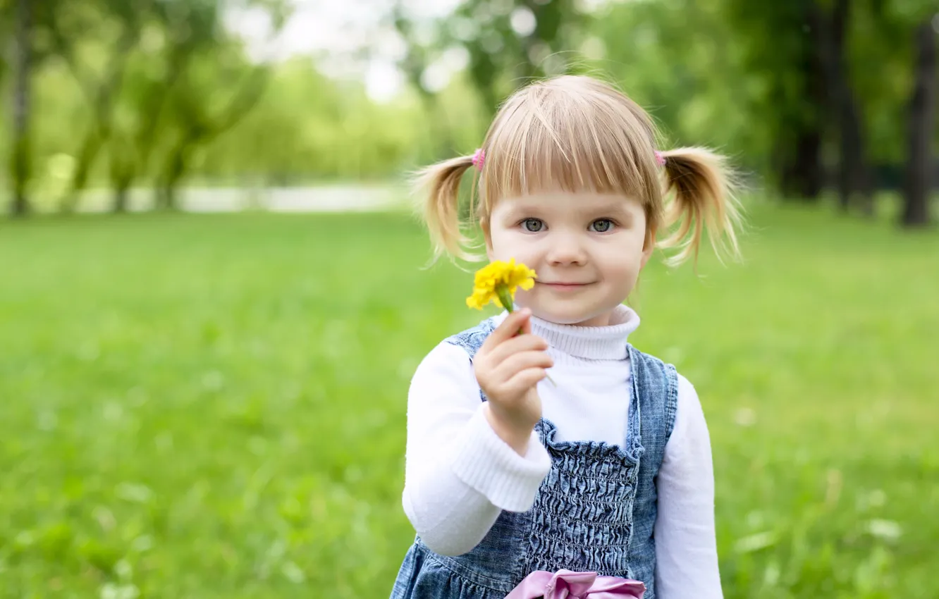 Фото обои деревья, счастье, цветы, дети, детство, парк, ребенок, flower