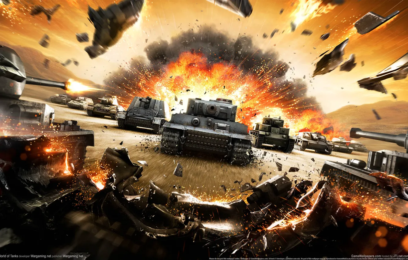 Фото обои танки, games, world of tanks