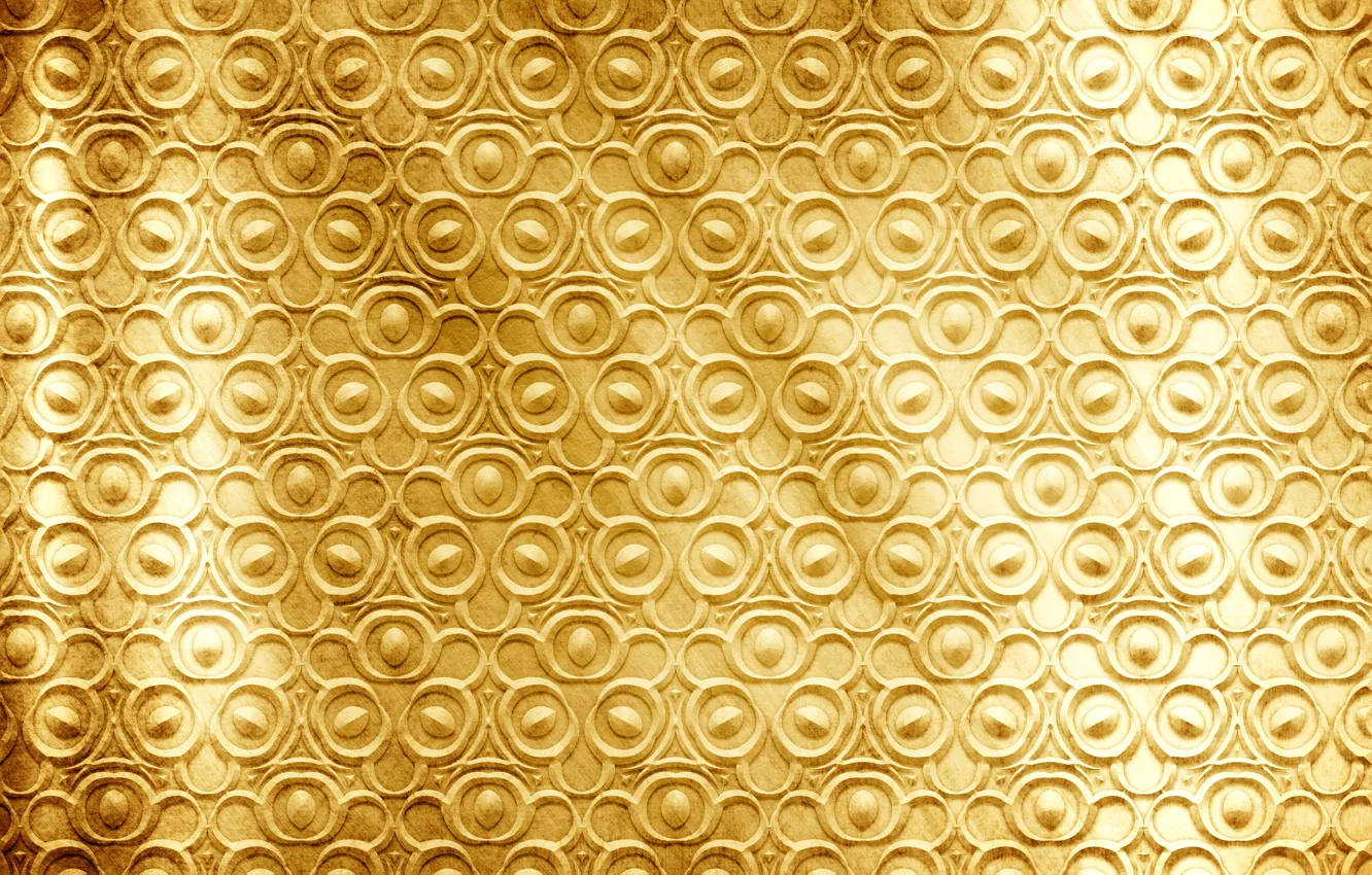 Фото обои металл, фон, золото, узор, текстура, golden, pattern