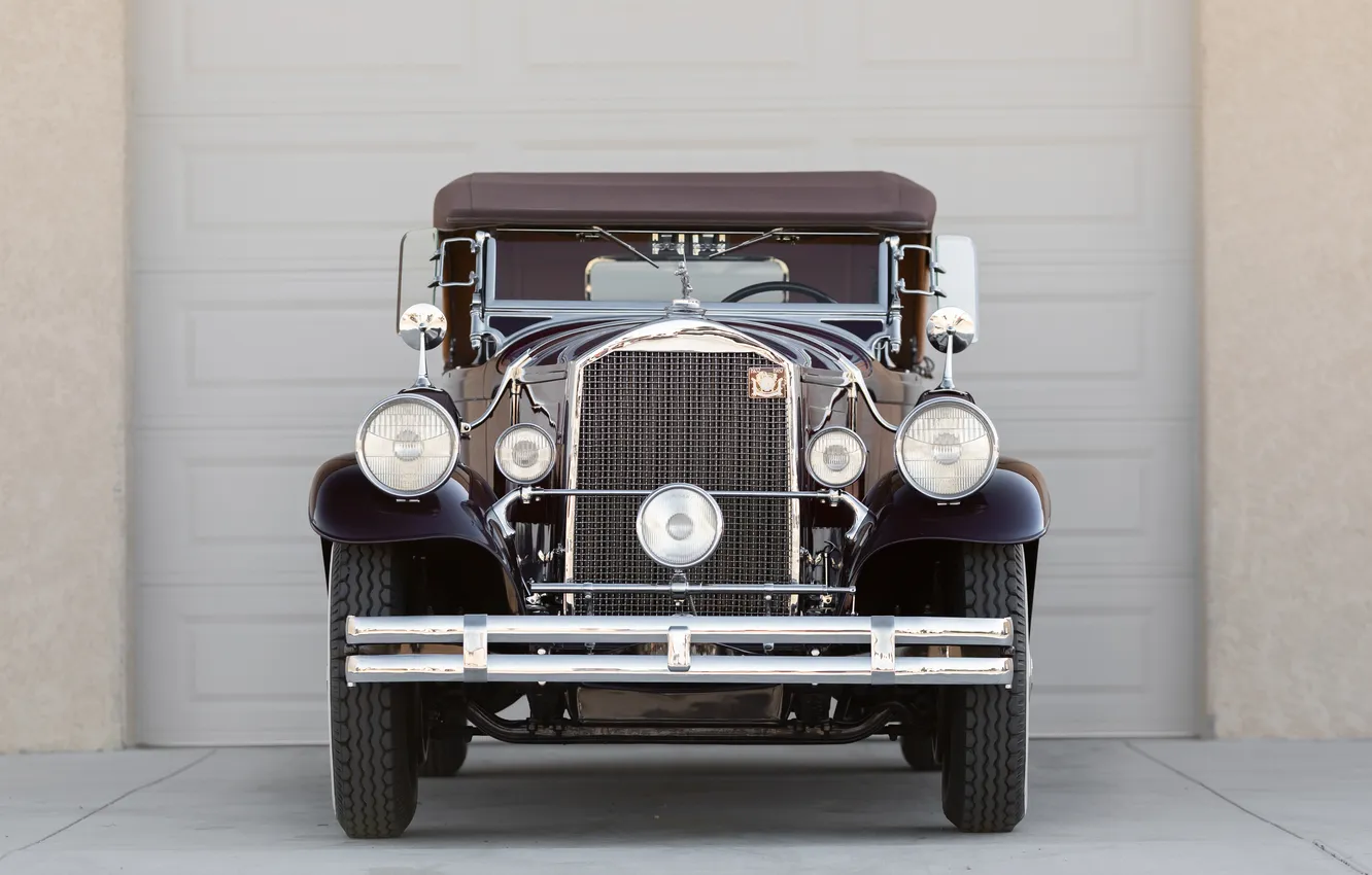 Фото обои Sport, ретро автомобили, 1930, Phaeton, Pierce-Arrow, Model B, retro cars, Pierce-Arrow Model B Sport