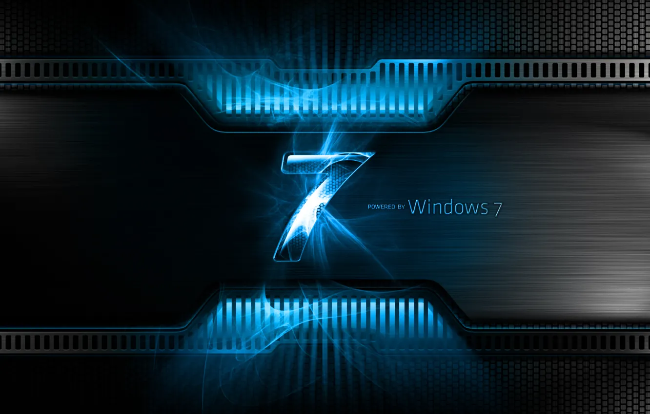 Фото обои Windows 7, Seven, Blue, Windows Seven, Microsoft Windows