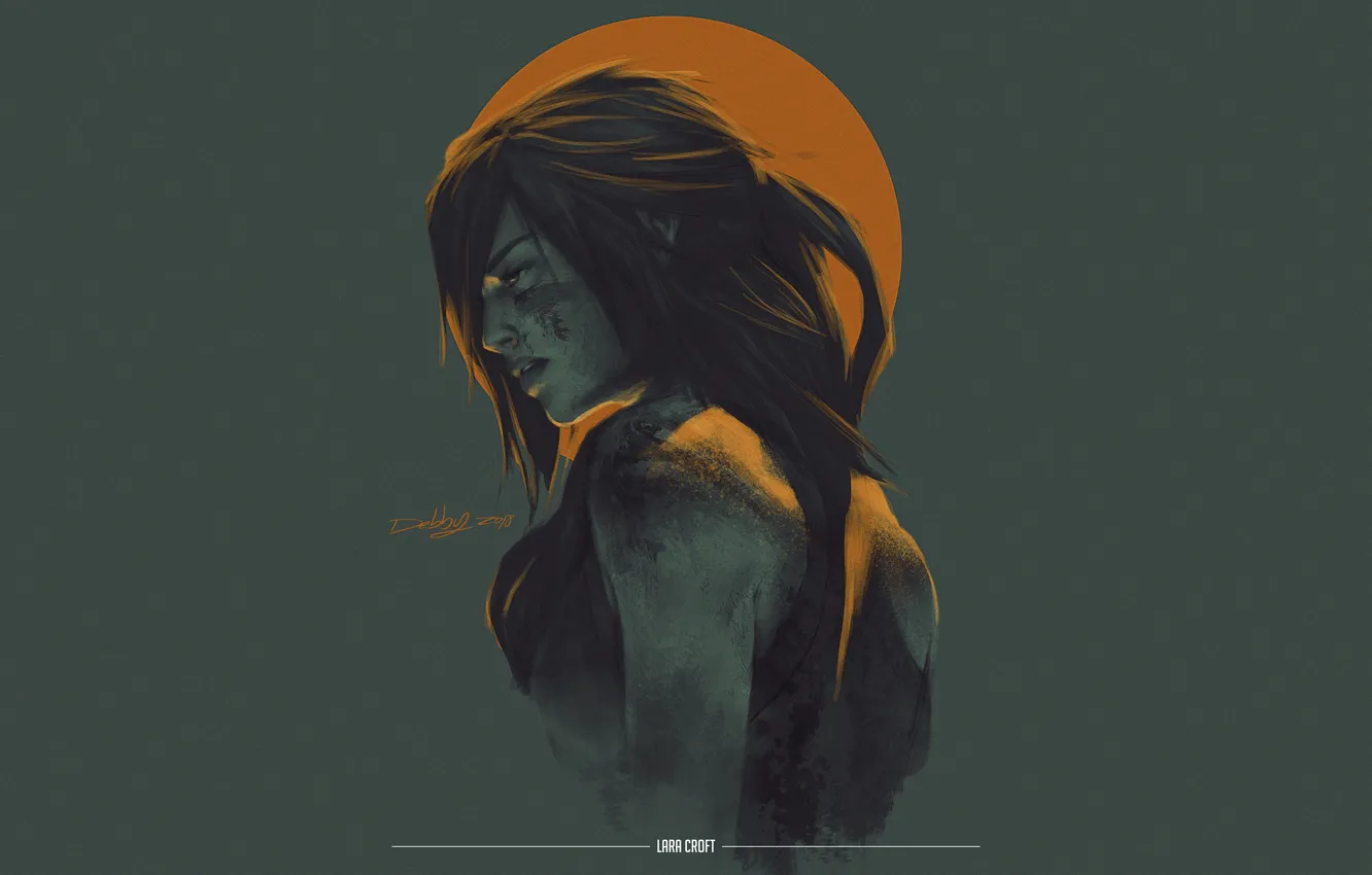 Фото обои Tomb Raider, Art, Lara Croft, Illustration, Concept Art, Game Art, Deborah Illanes, Shadow of The …