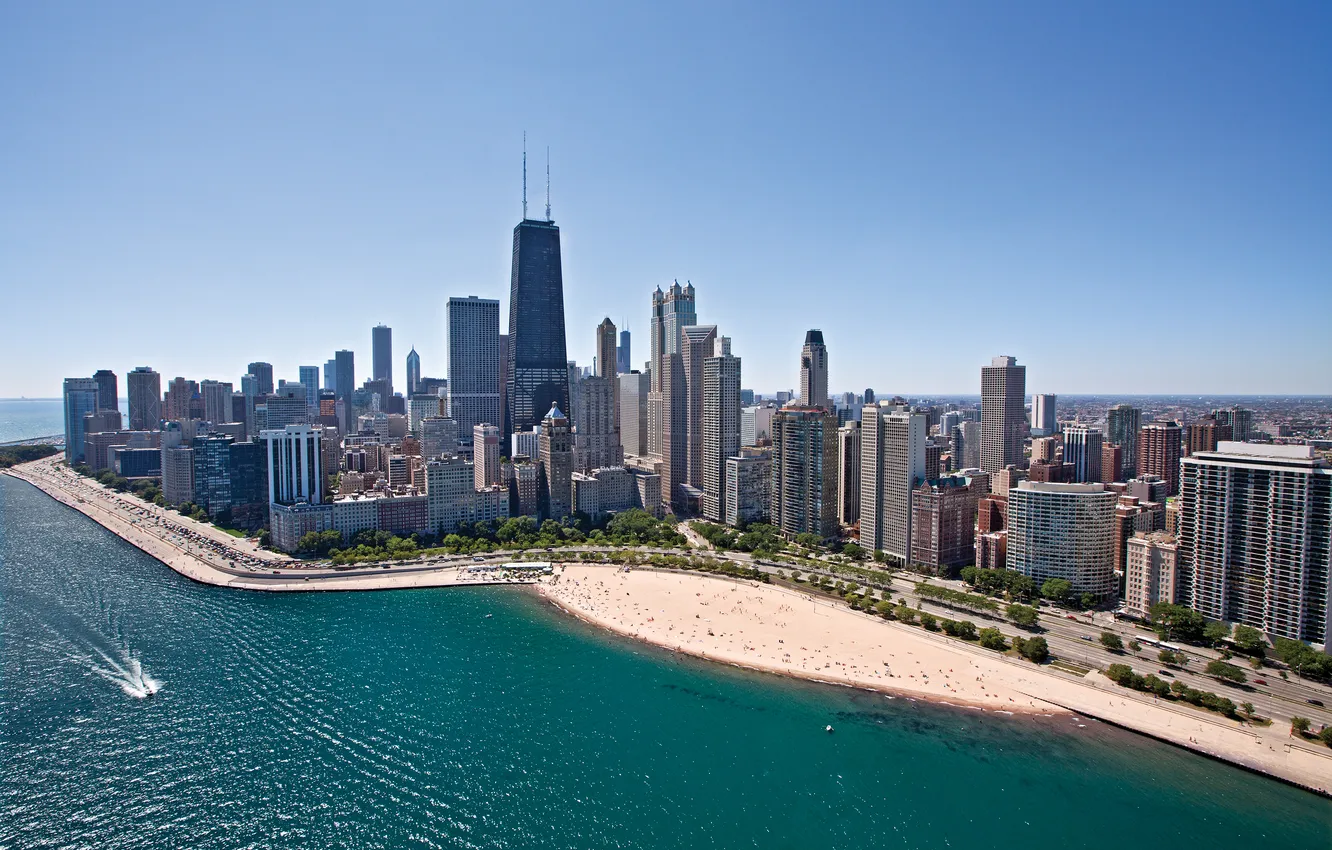 Фото обои city, город, USA, Chicago, Illinois