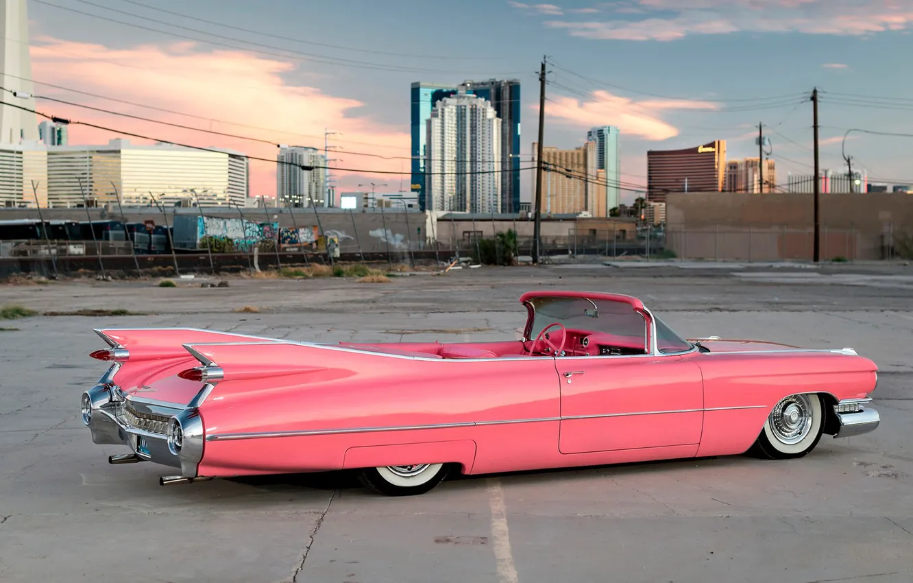 Фото обои Pink, Style, Cadillac Eldorado