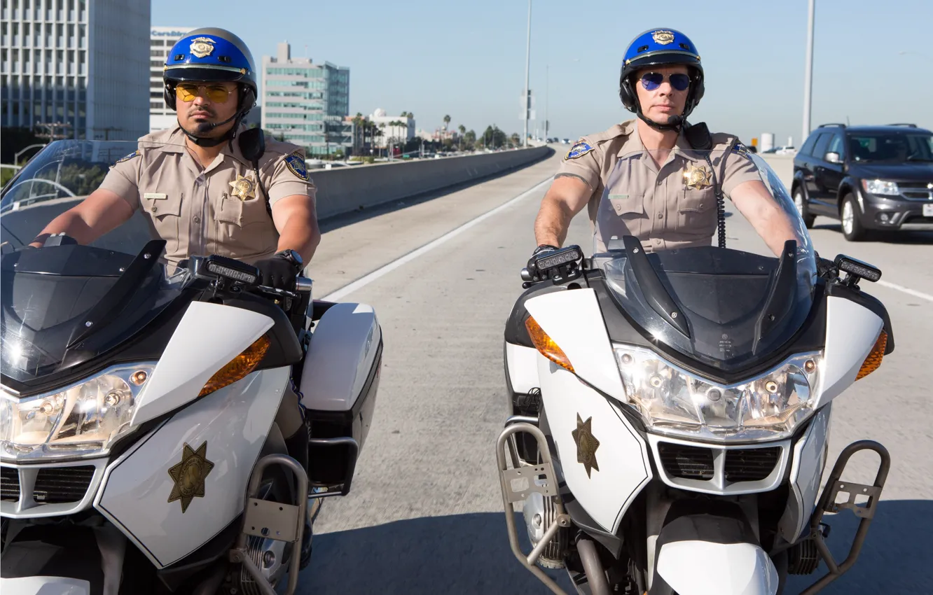 Фото обои USA, California, America, uniform, Michael Peña, Highway Patrol, California Highway Patrol, CHiPs