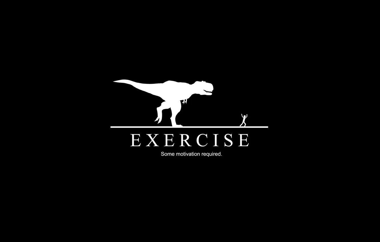 Фото обои динозавр, exercise, мотивация