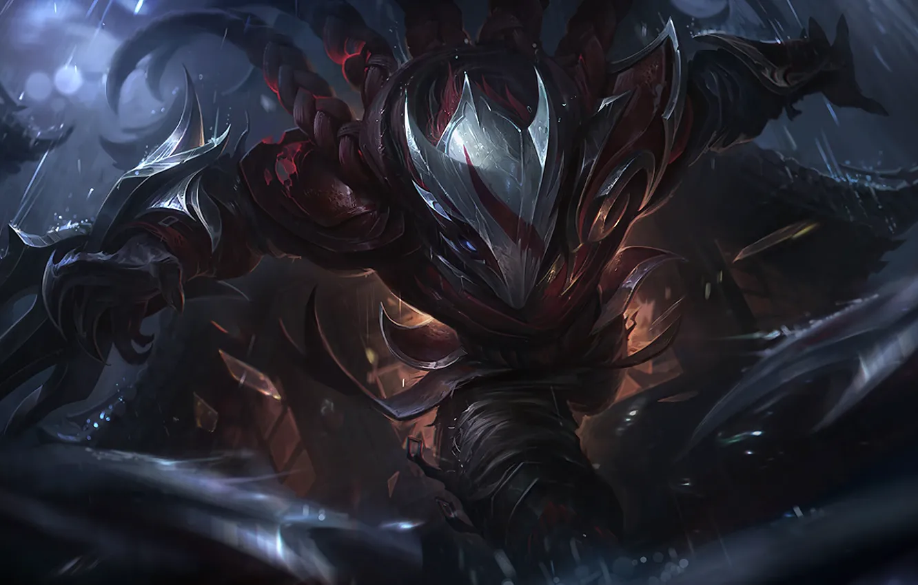 Фото обои Art, Game, League of Legends, Skin, LoL, Talon, Blood Moon, Riot Game