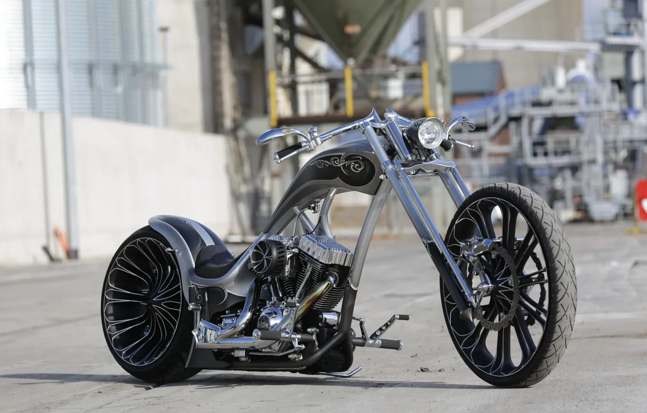 Фото обои Chopper, Harley-Davidson, Custom, Motorcycle, Flawless 2