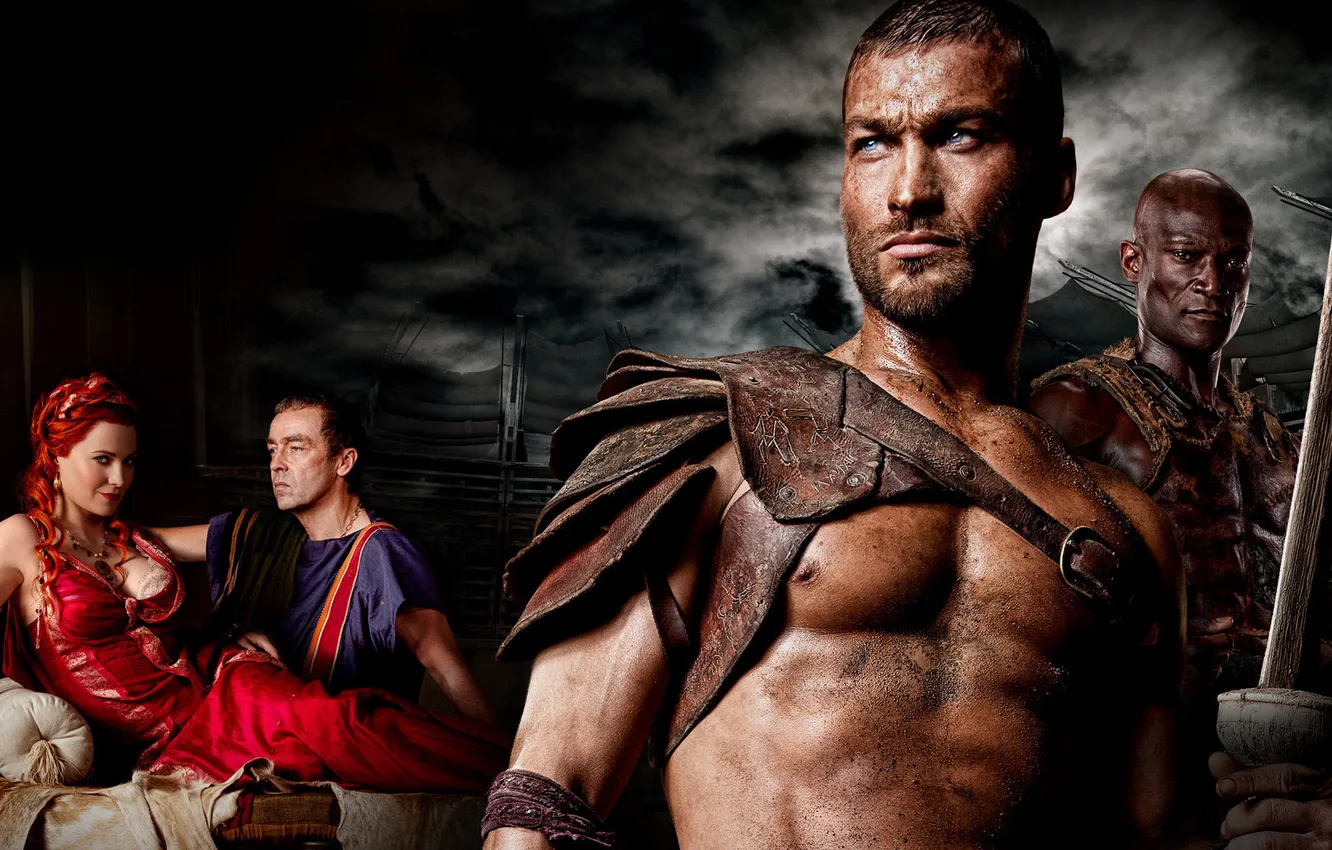 Фото обои воин, гладиатор, сериал спартак, spartacus, песок и кровь, МЕЧ