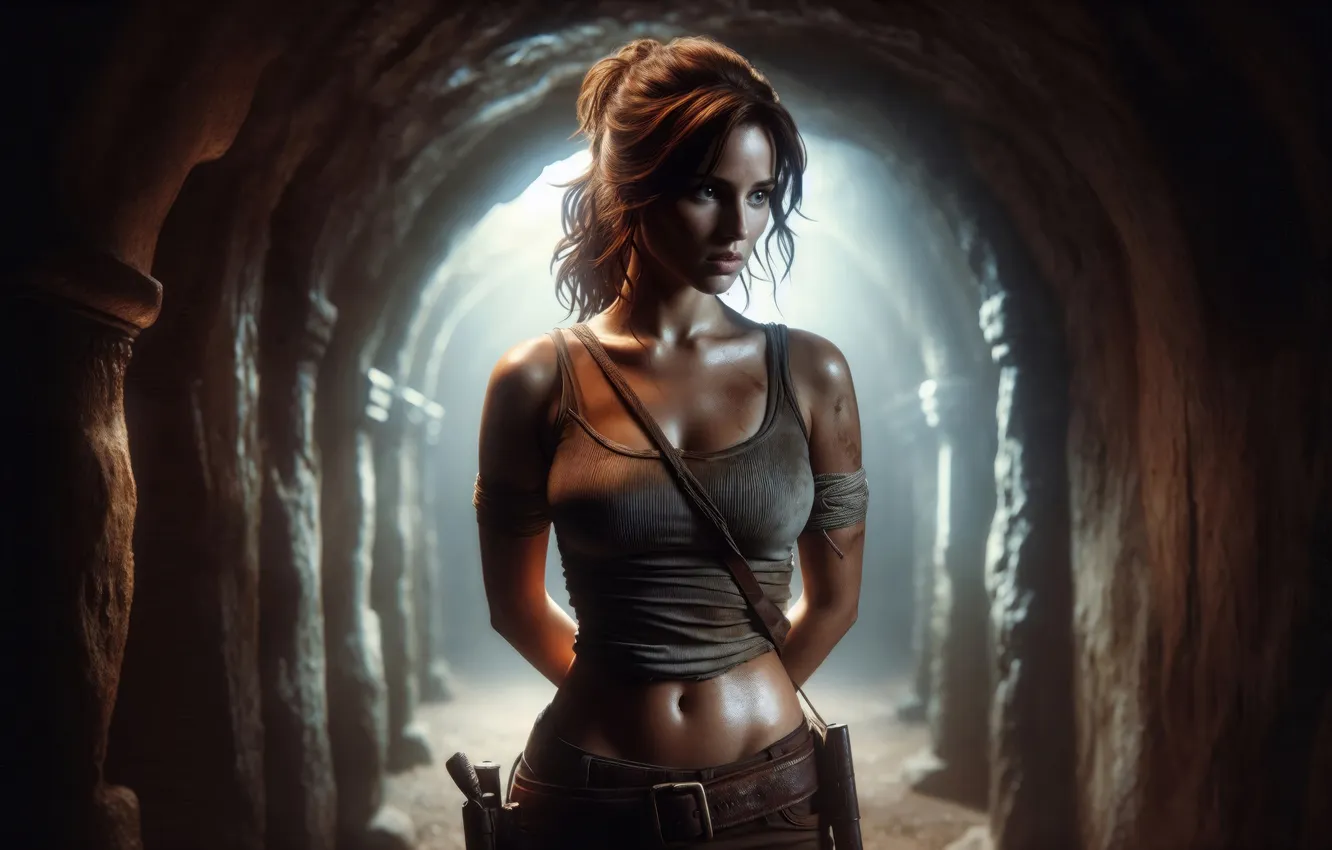 Фото обои lara croft, games, adventurer