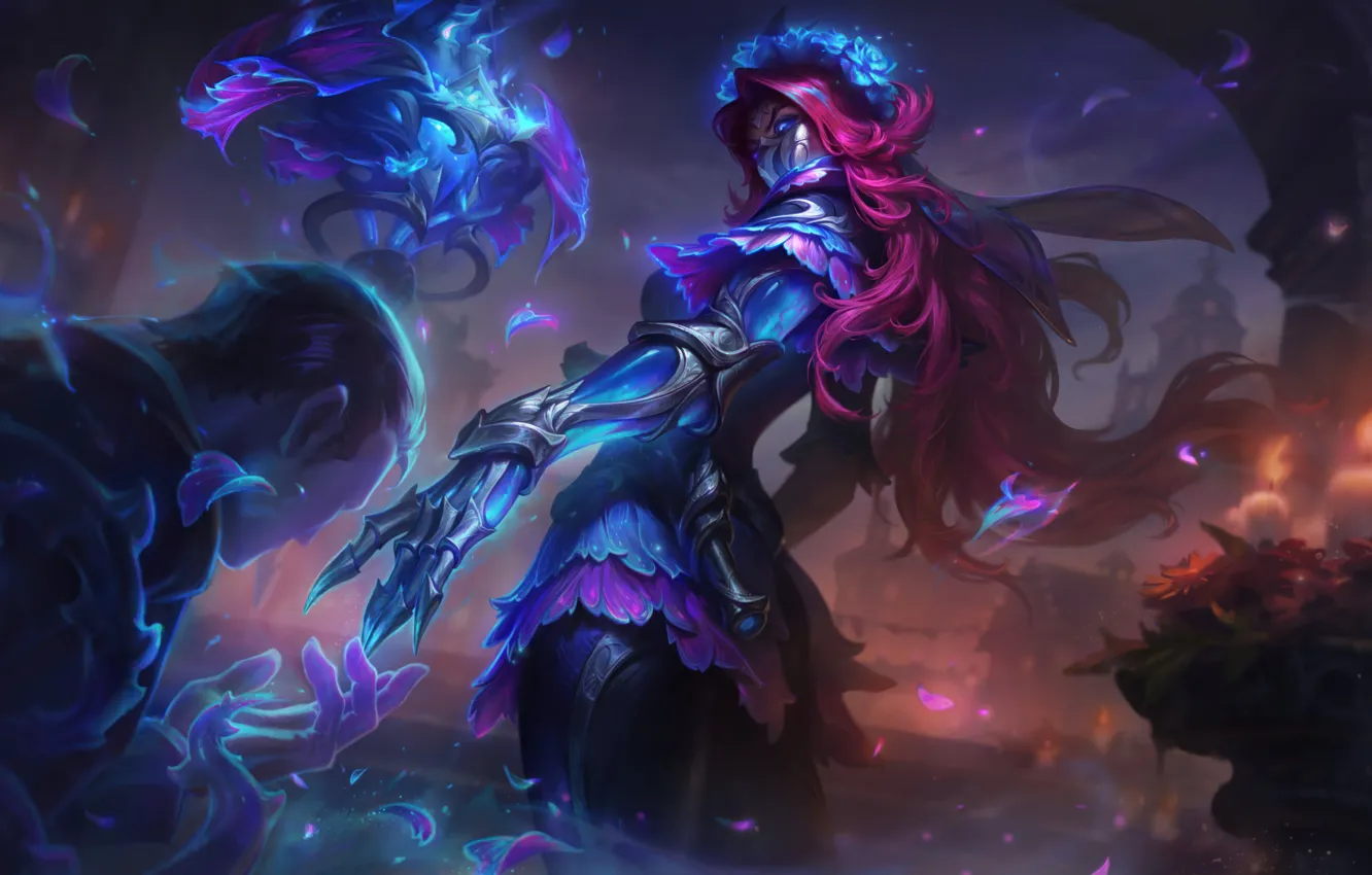 Фото обои доспехи, воительница, League of Legends, видеоигры, цифровое искусство, Riot Games, Рената Гласк, GZG
