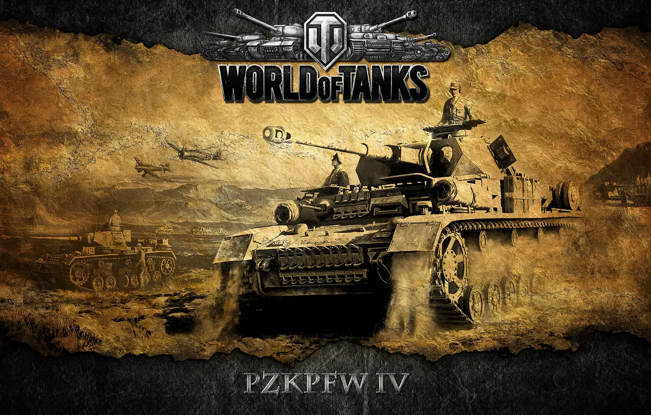 Фото обои Германия, танки, WoT, World of Tanks, пазик, Pzkpfw IV