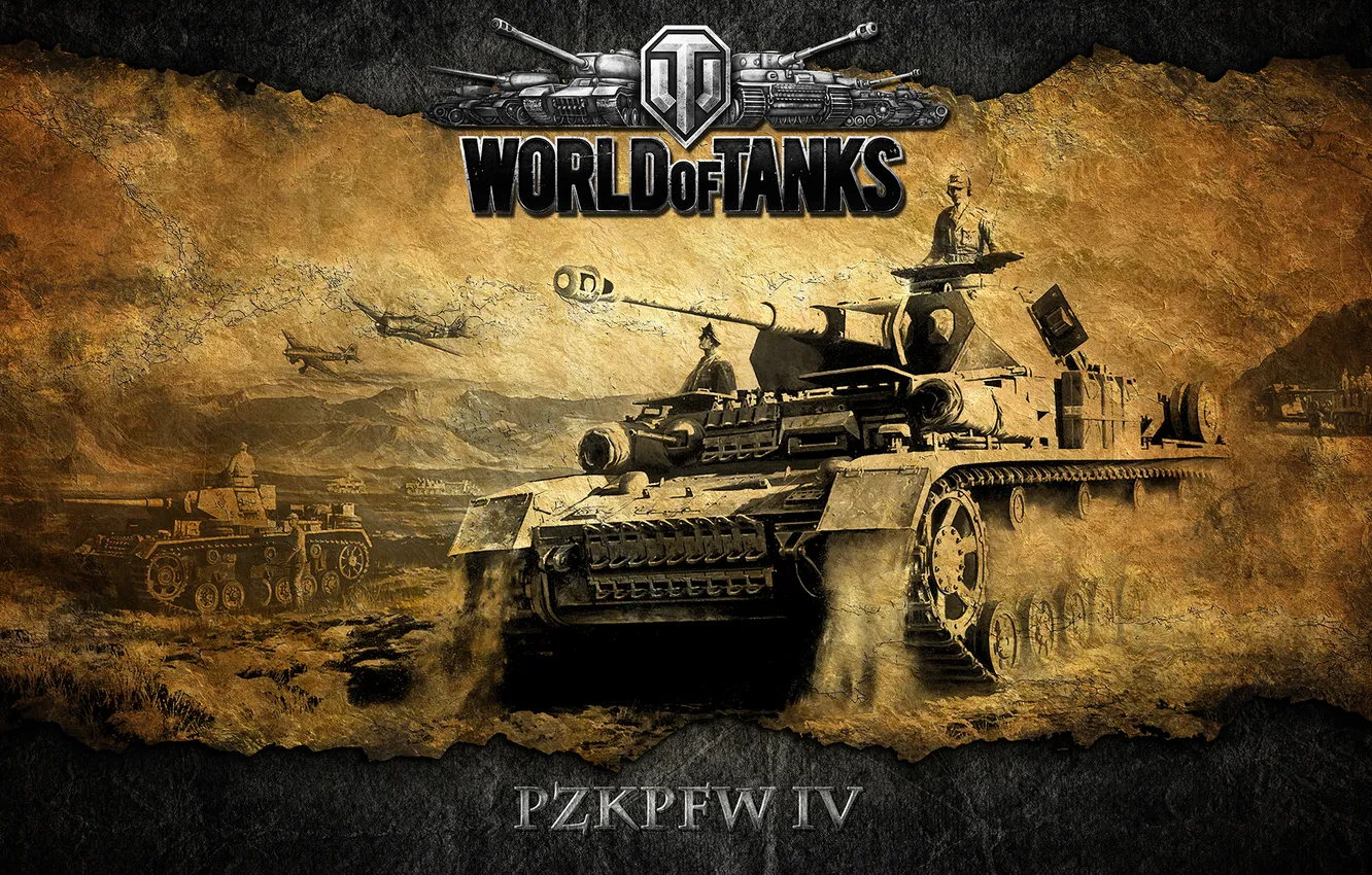Фото обои Германия, танк, PzKpfw IV, WoT, World of Tanks, пазик