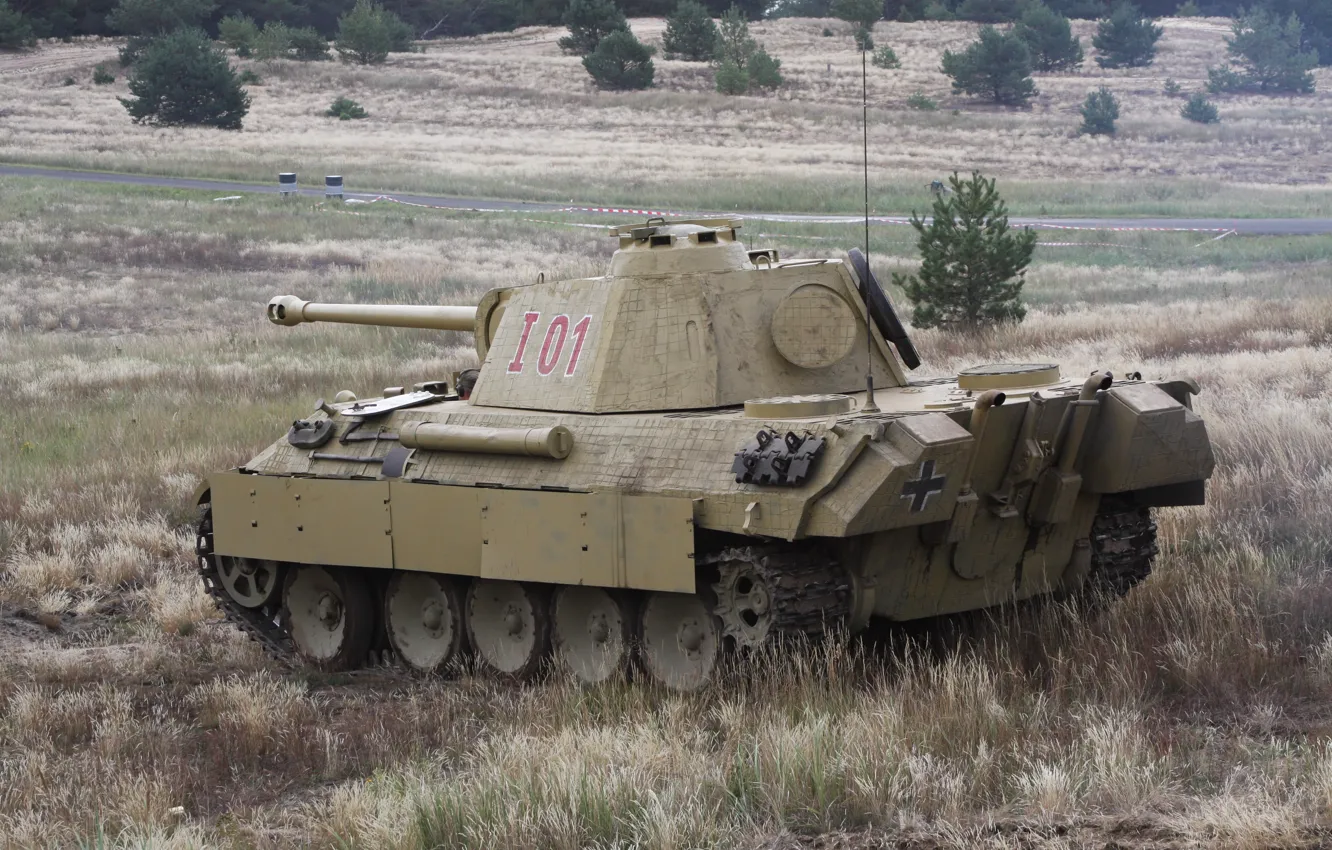 Фото обои german, Panther, tank, sahara2014