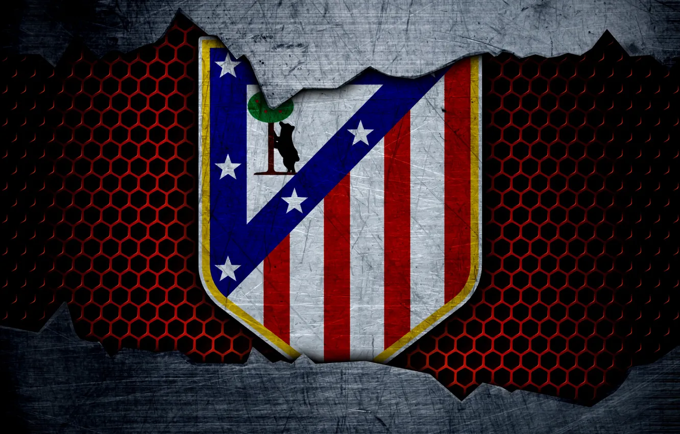 Фото обои wallpaper, sport, logo, football, Atletico Madrid