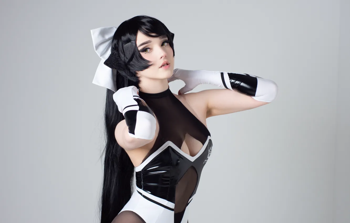 Фото обои model, women, cosplay, Azur Lane, women indoors, Takao (Azur Lane), Candy Balll