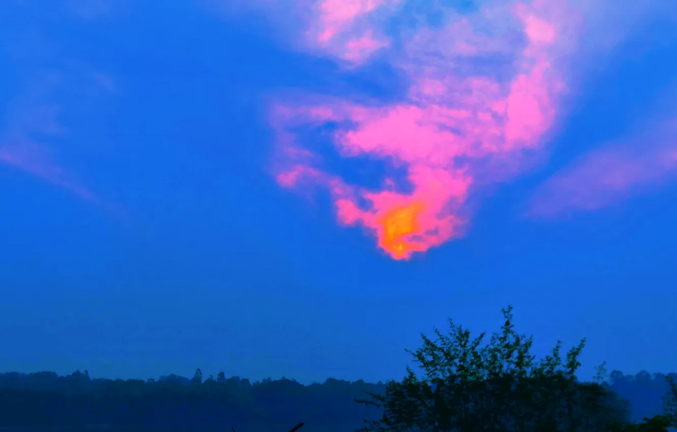 Фото обои Clouds, Sky, Sun, Water, Sunrise, Dawn, Morning, Lake
