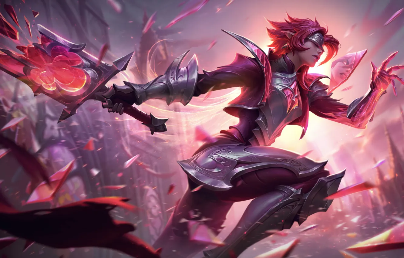 Фото обои Art, League of Legends, Skin, LoL, Riven, Broken Covenant