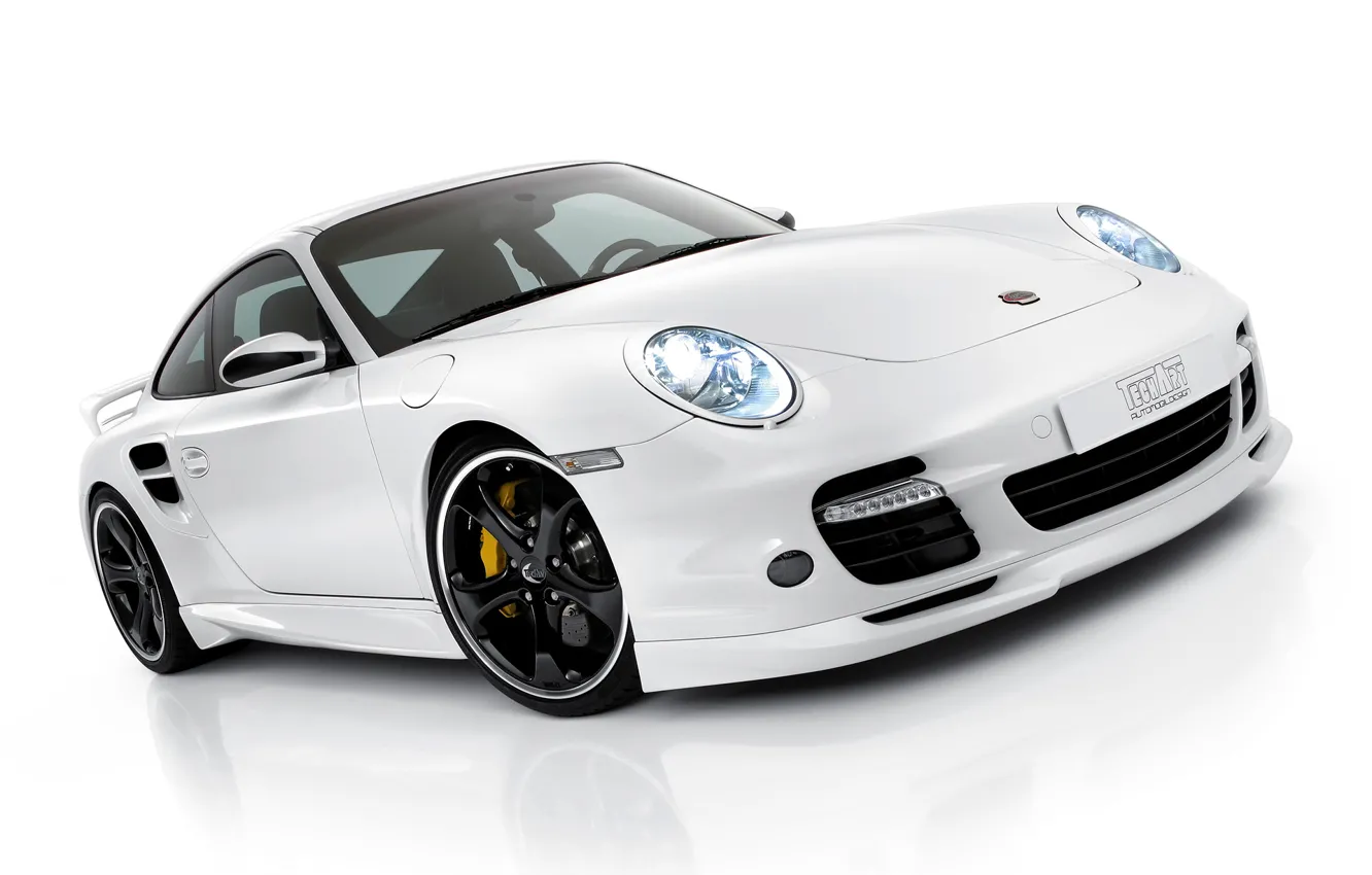 Фото обои Белый, Porsche, Порше, Автомобиль