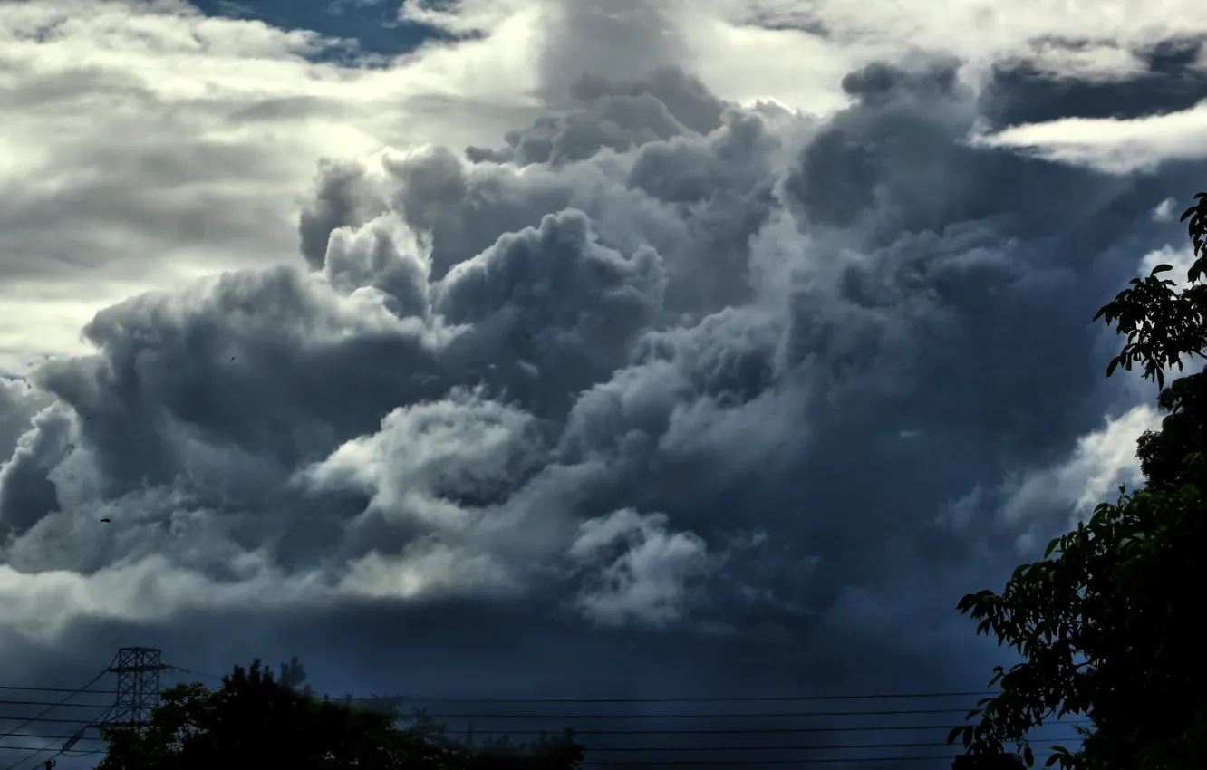 Фото обои dark, storm, sky, cloud