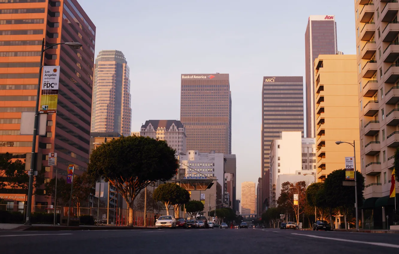 Фото обои city, город, USA, Los Angeles, California