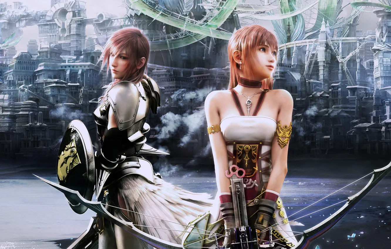 Фото обои Final Fantasy, последняя фантазия 13, Final Fantasy XIII-2