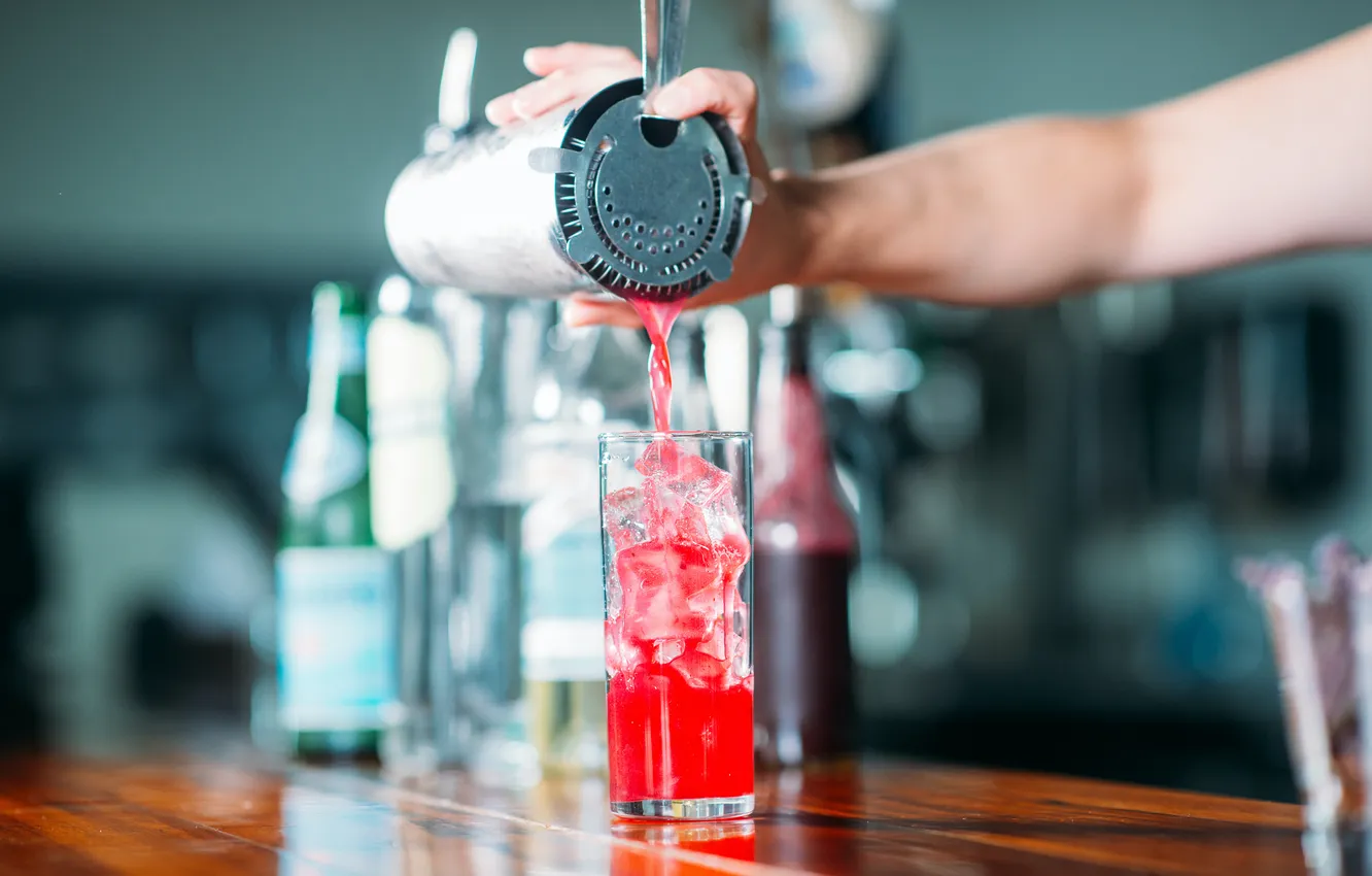 Фото обои glass, cocktail, non-alcoholic refreshing drink