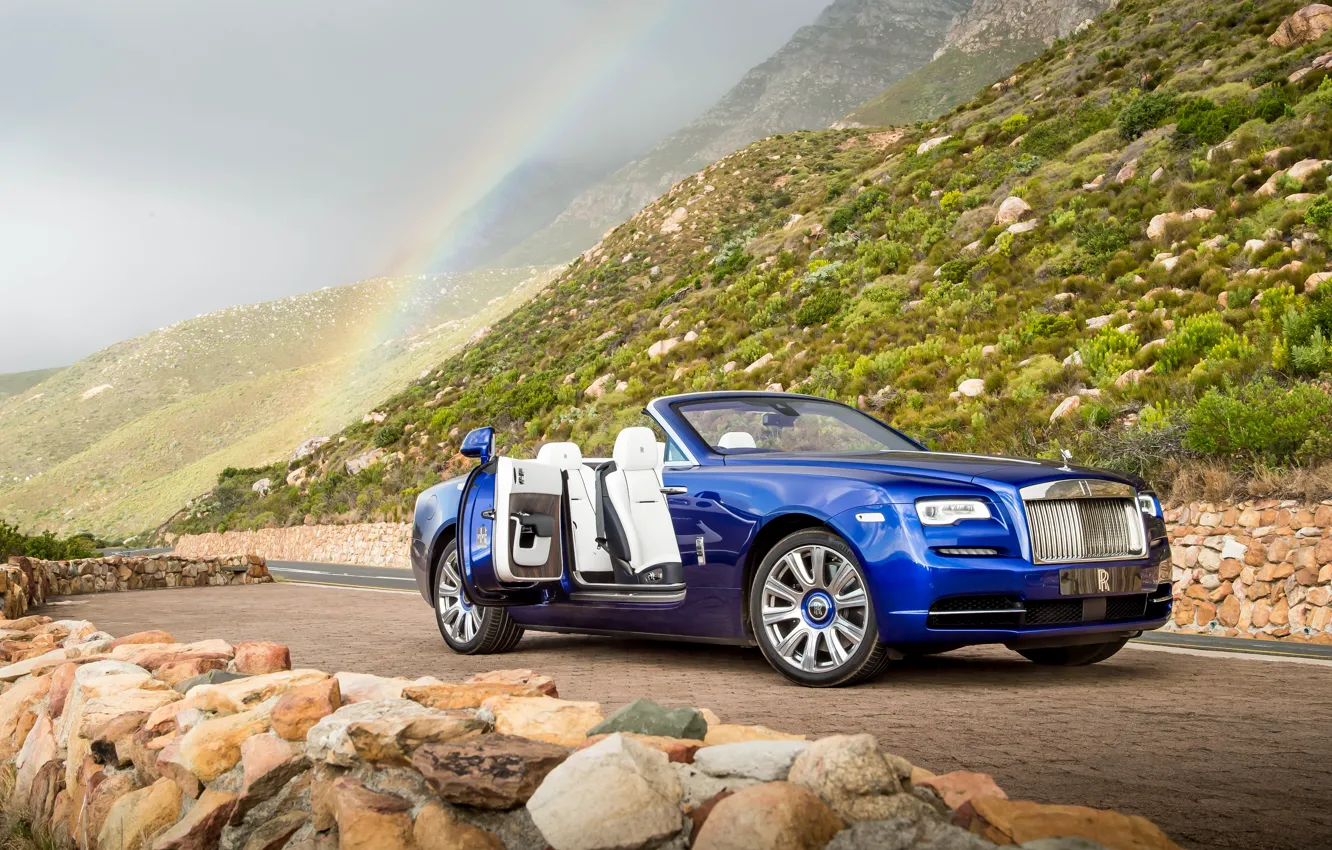 Фото обои Rolls-Royce, кабриолет, Dawn, роллс-ройс, даун