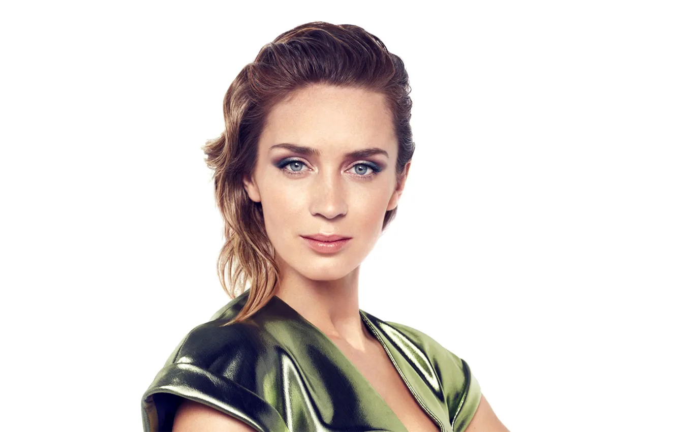 Фото обои взгляд, лицо, актриса, Emily Blunt