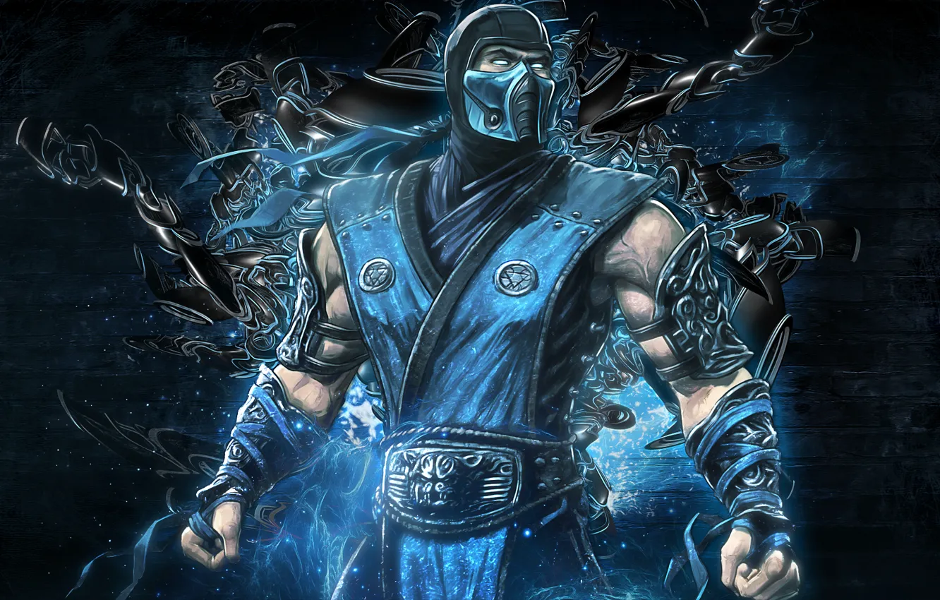 Фото обои видеоигра, mortal kombat, Sub Zero