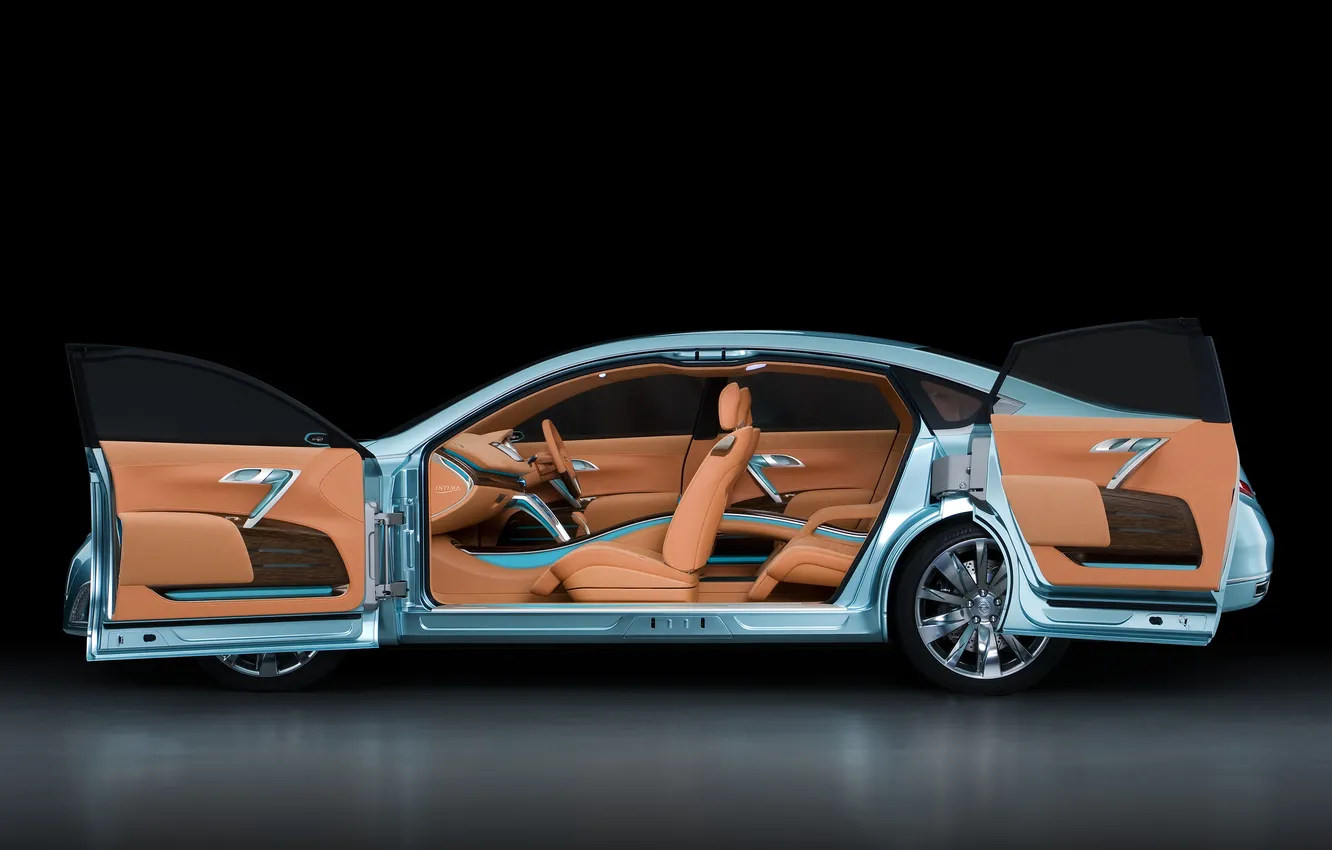 Фото обои Concept, Ниссан, Nissan, концепт-кар, седан, 2007, Nissan Intima