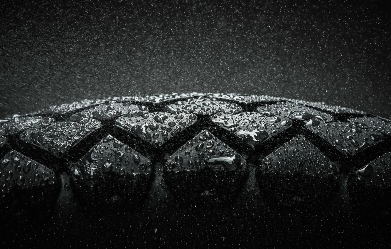 Фото обои капли, макро, дождь, колесо, размытость, воды, rain, tyres