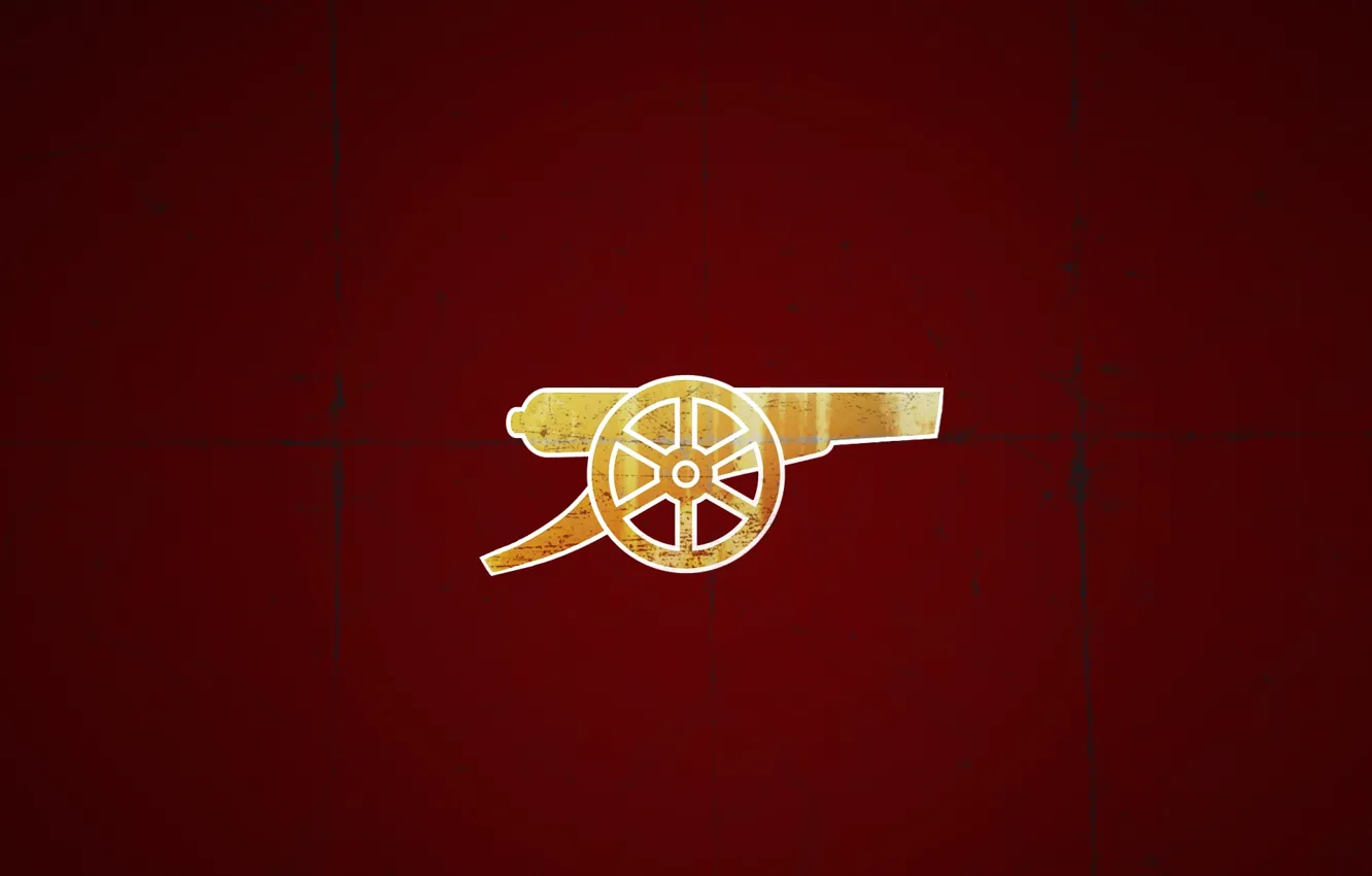 Фото обои фон, логотип, эмблема, пушка, Арсенал, Arsenal, Football Club, The Gunners