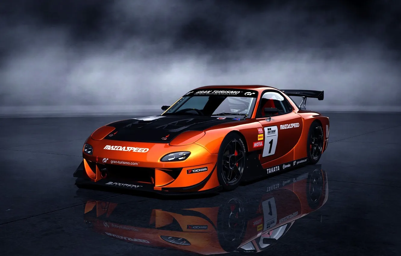 Фото обои Гонка, Mazda, Gran, Rx-7, Turismo 5, Mazdaspeed