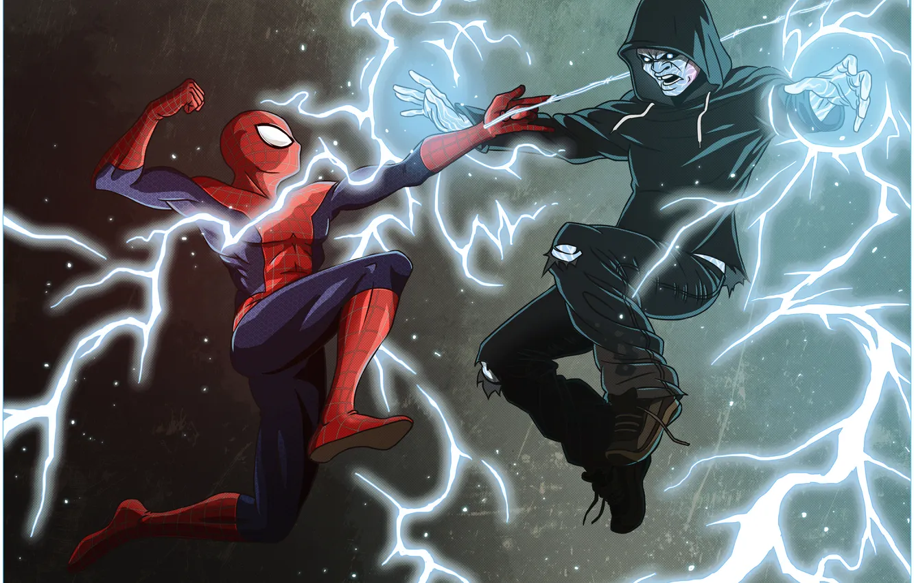 Фото обои Electro, Marvel Comics, Spider-Man, The Amazing Spider-Man 2