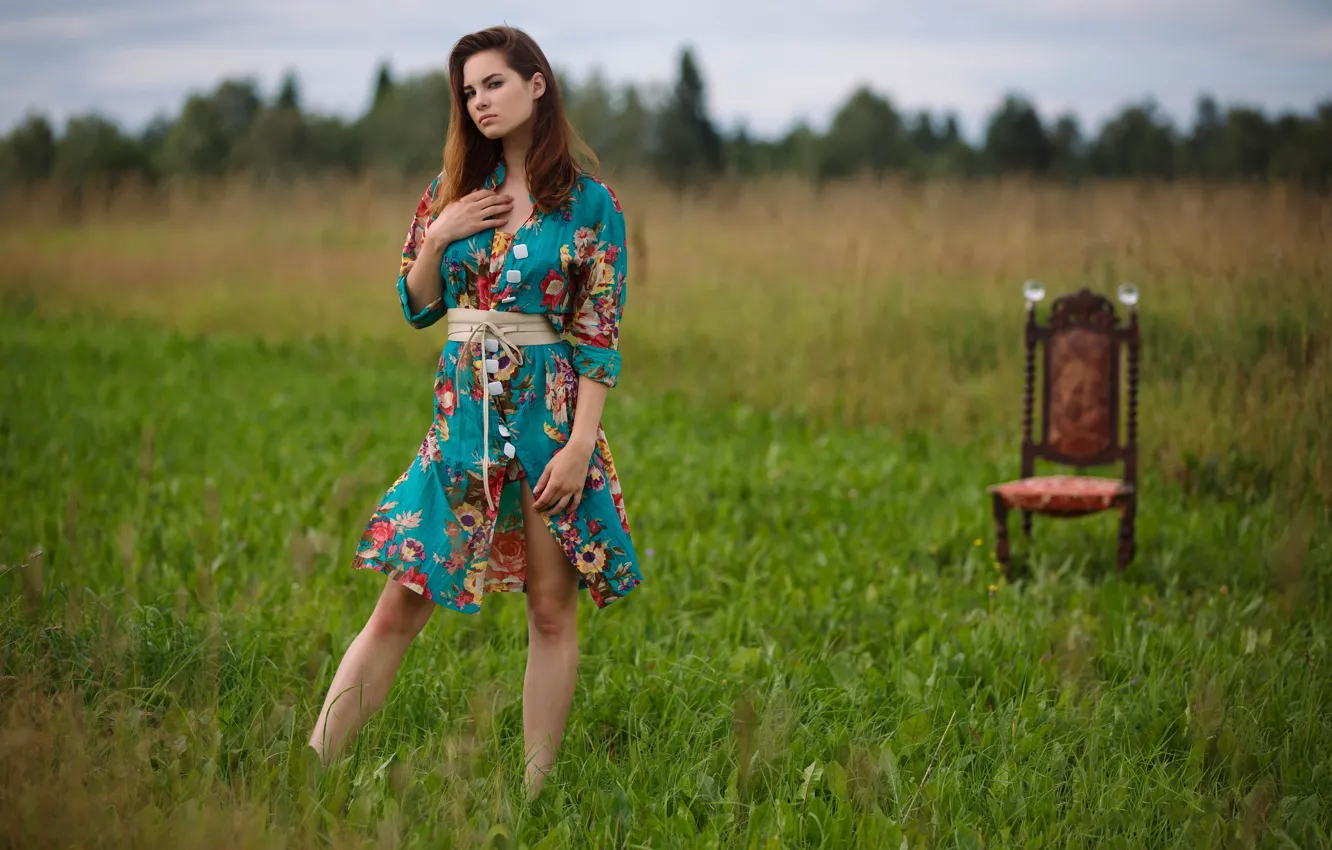 Фото обои model, sexy woman, gorgeous, photoshoot, posing, Diana, beautiful face, outdoors