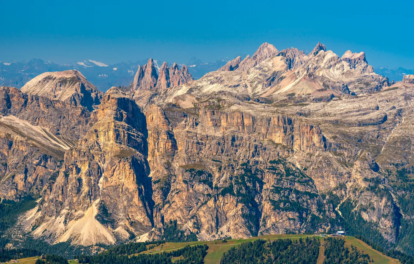 Фото обои Природа, Горы, Скала, Альпы, Италия, Dolomites