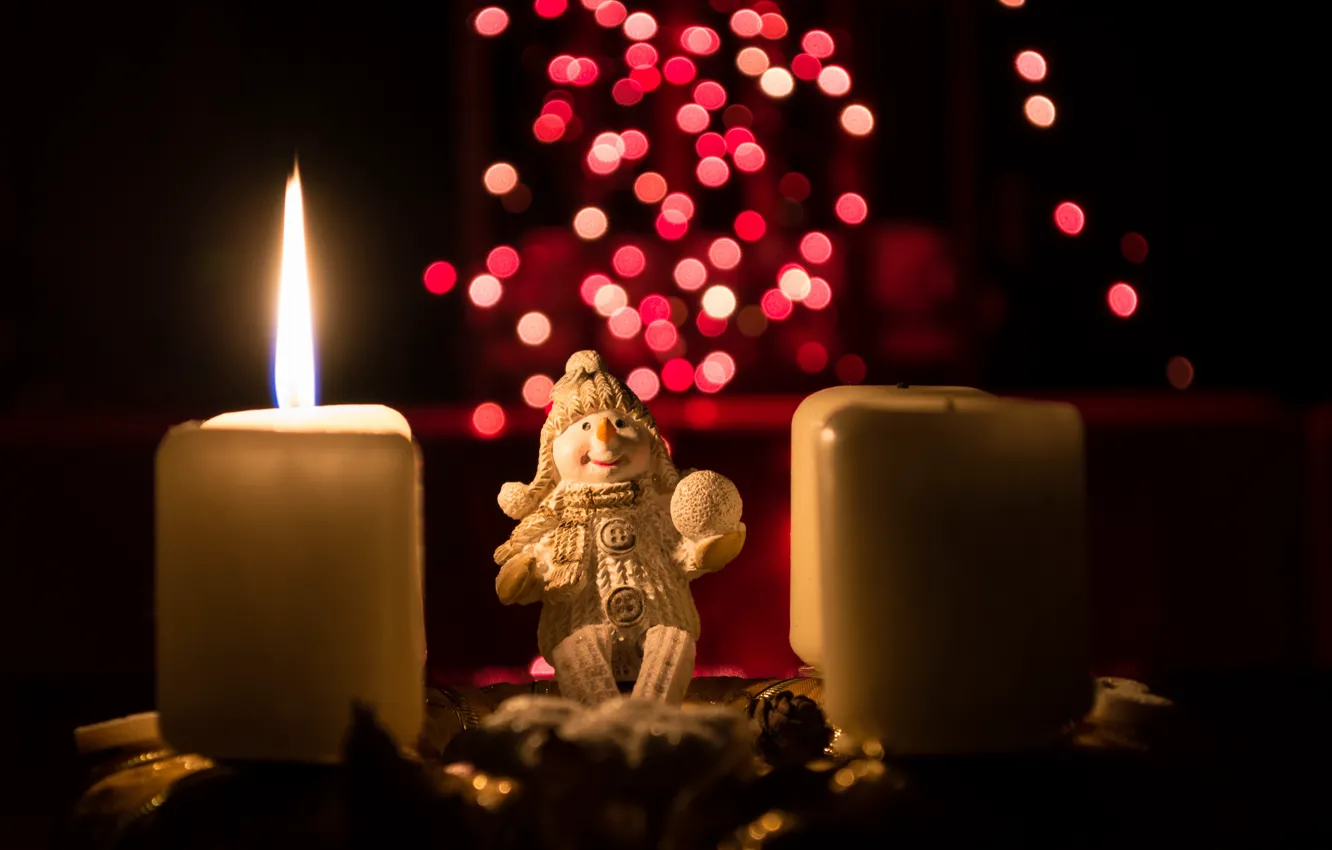 Фото обои праздник, игрушка, свечи, Advent