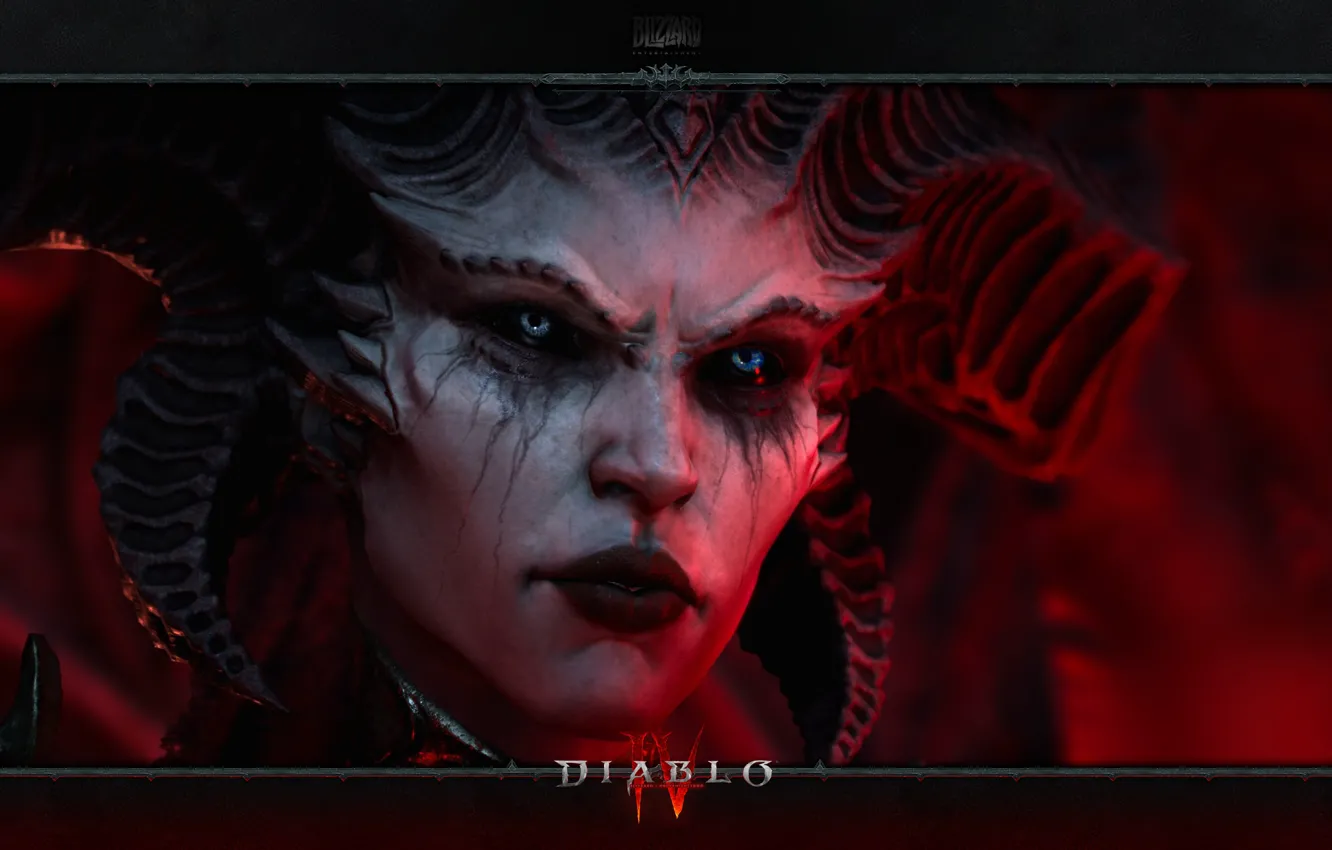 Фото обои Blizzard, Blizzard Entertainment, Lilith, Лилит, Diablo IV, Диабло 4