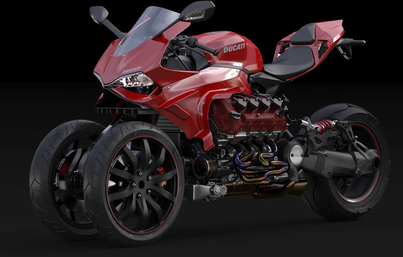Фото обои дизайн, стиль, мотоцикл, Ducati, Дукати