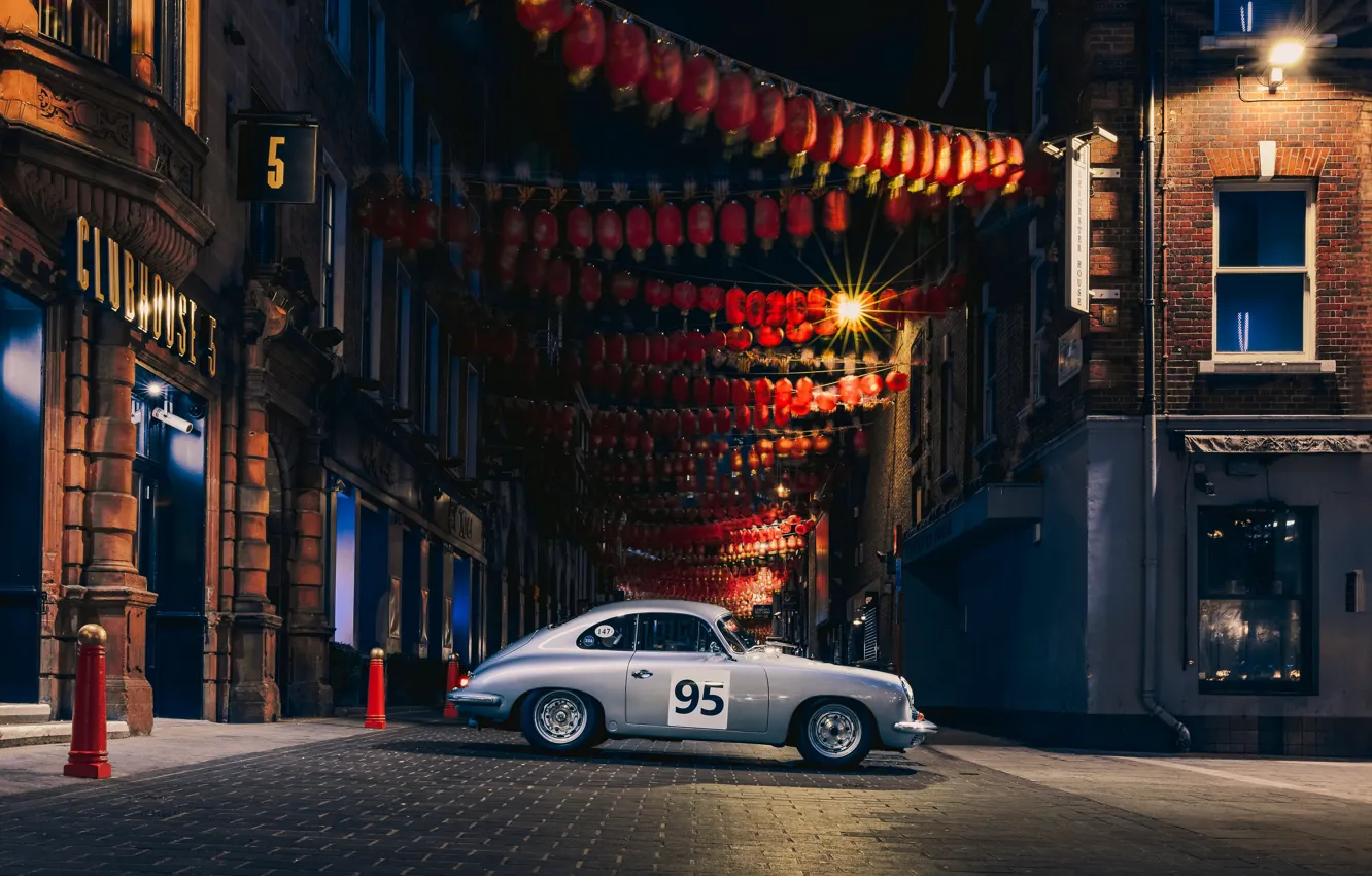 Фото обои Porsche, 356, side view, Porsche 356B Carrera GT