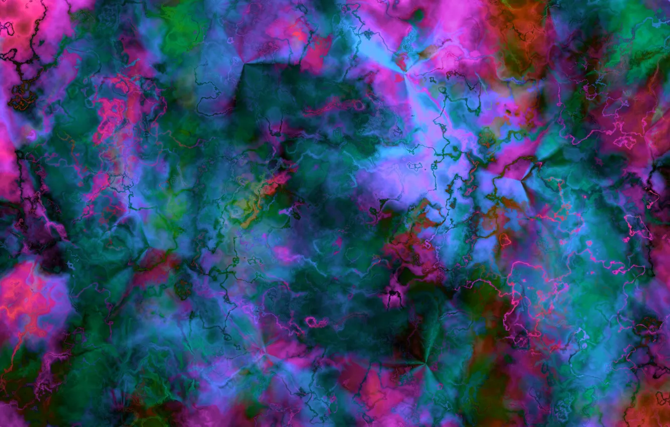 Фото обои абстракция, трещины, камни, разводы, текстура, разноцветные, яркие цвета, фактура