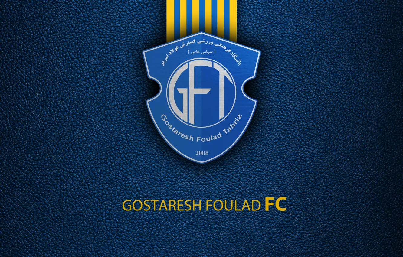 Фото обои wallpaper, sport, logo, football, Gostaresh Foulad