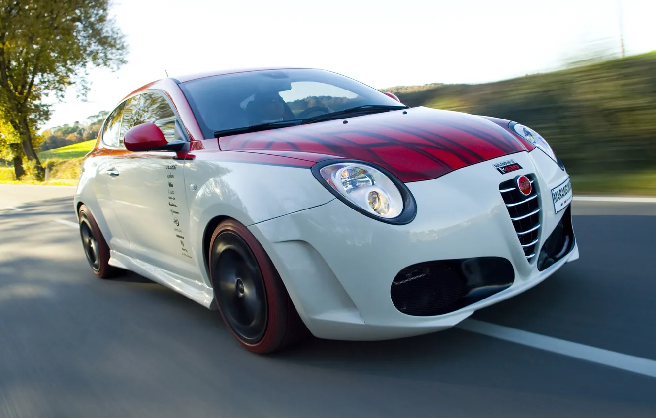 Фото обои авто, скорость, Alfa Romeo, альфа рамео