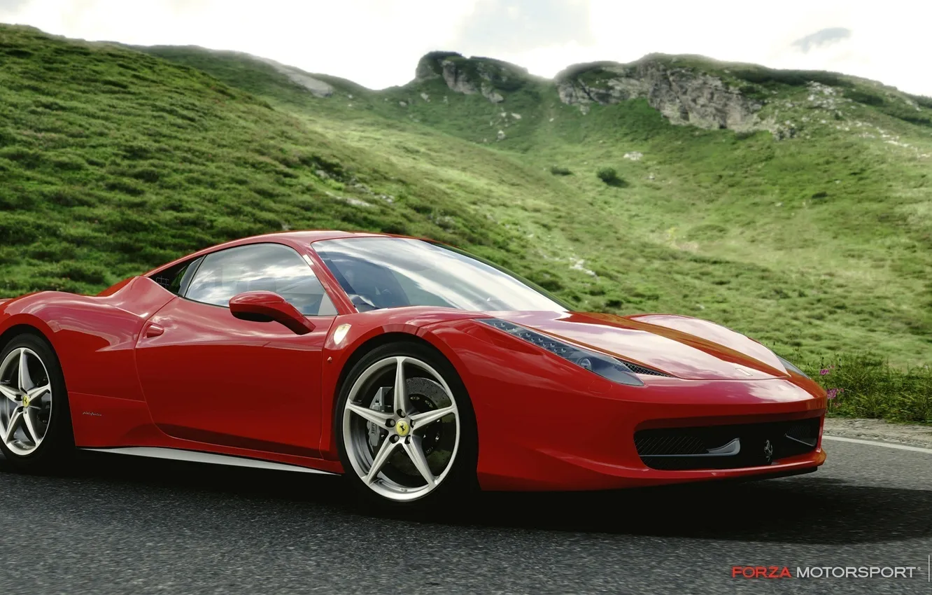 Фото обои игра, гонки, Ferrari, Forza Motorsport 4