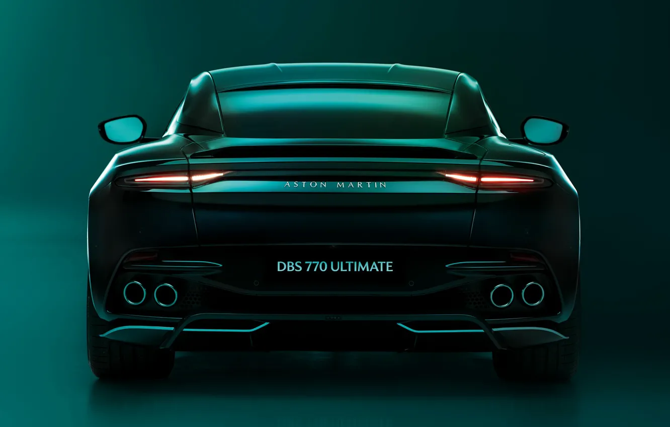 Фото обои Aston Martin, вид сзади, Ultimate, 2023, Aston Martin DBS 770 Ultimate, DBS 770