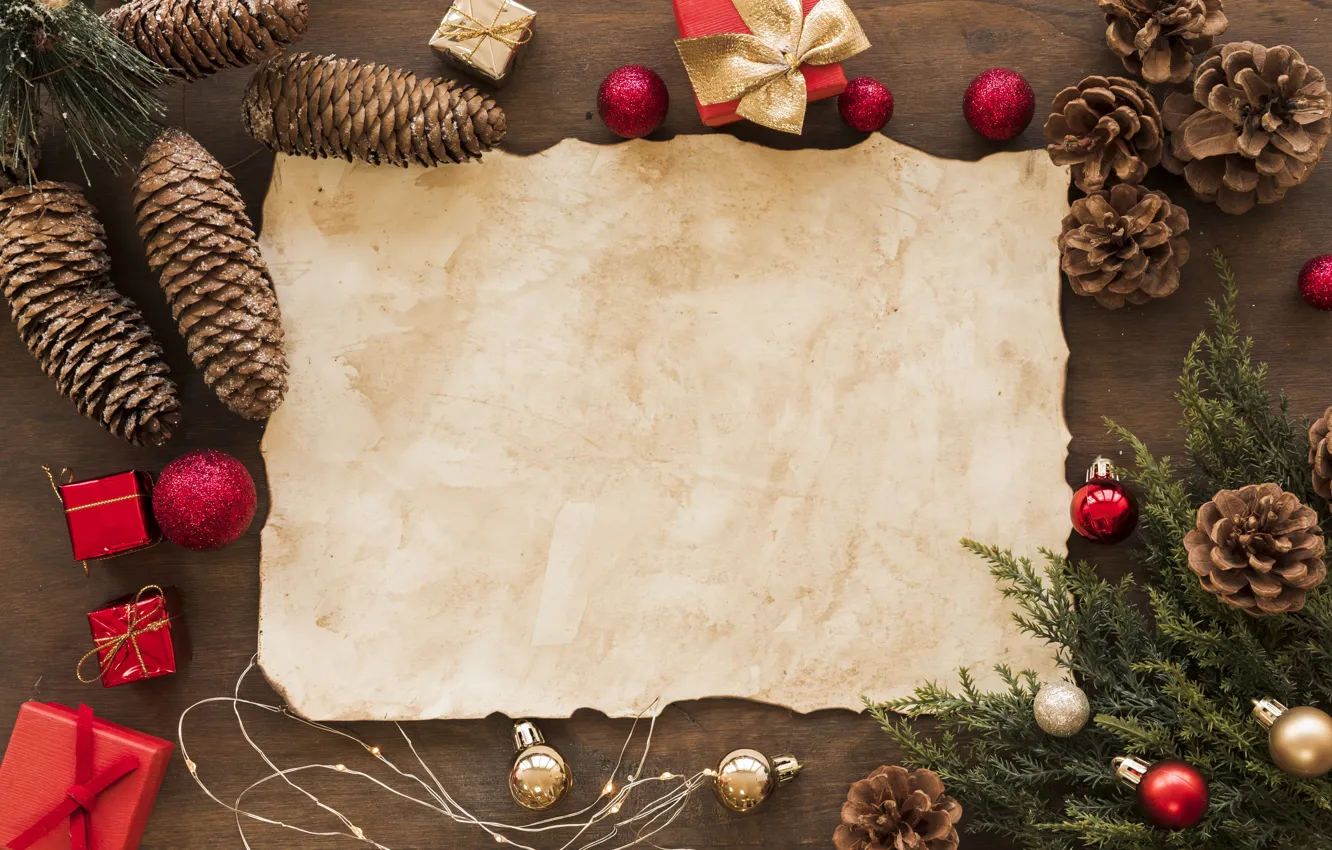 Фото обои украшения, Новый Год, Рождество, подарки, Christmas, wood, New Year, gift