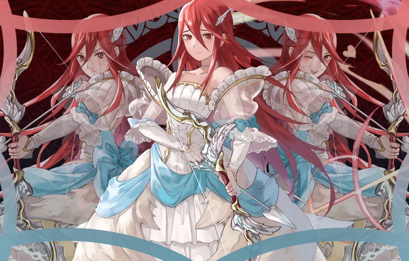 Фото обои девушка, коллаж, Fire Emblem