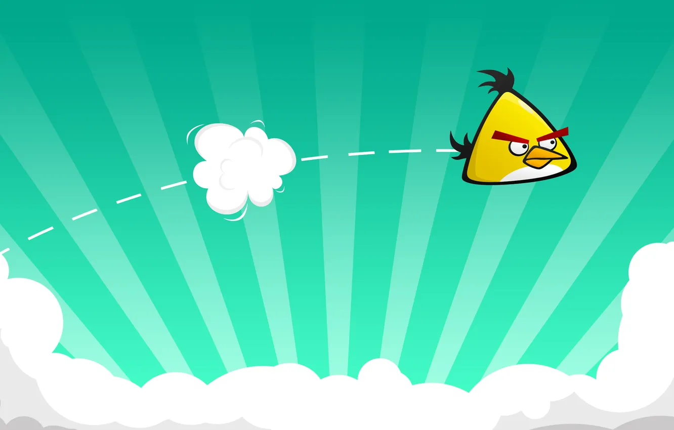 Фото обои игра, полёт, game, Angry Birds
